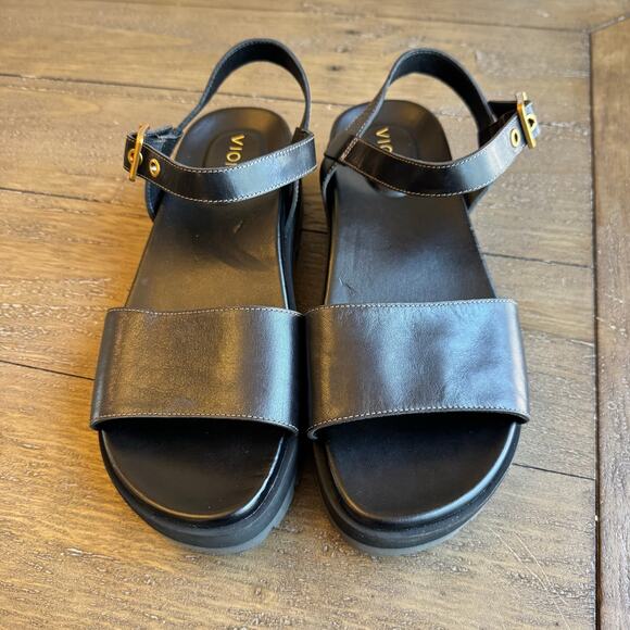 VIONIC Women's Size 9 Jamie Platform Sandal Comfort Casual Goth Goddess Lug - Picture 2 of 16